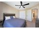 Bedroom offers a closet and a ceiling fan at 26647 N 43Rd N St, Cave Creek, AZ 85331