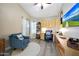 Office with built-in desk and cabinets at 26647 N 43Rd N St, Cave Creek, AZ 85331