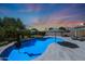 Beautiful pool and patio, perfect for entertaining and relaxing with desert landscaping at 26647 N 43Rd N St, Cave Creek, AZ 85331