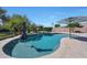 Stunning pool with mature landscaping, perfect for relaxation and entertainment in the backyard at 26647 N 43Rd N St, Cave Creek, AZ 85331