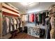 Well-organized walk-in closet with ample storage space for clothes, shoes, and accessories at 26647 N 43Rd N St, Cave Creek, AZ 85331