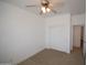 A bedroom with carpet, neutral paint, and a ceiling fan at 28377 N Desert Native St, San Tan Valley, AZ 85143
