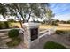 Lakeview Recreation Center monument sign with white fence and trees at 28377 N Desert Native St, San Tan Valley, AZ 85143