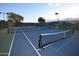 Community tennis courts provides a perfect opportunity for residents to engage in an active and social outdoor recreation at 28377 N Desert Native St, San Tan Valley, AZ 85143