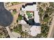 Stunning aerial view of a luxury home with a beautiful pool and meticulously landscaped backyard oasis at 28729 N 107Th St, Scottsdale, AZ 85262
