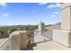Relaxing view from the balcony, showcasing the neighborhood and mountains in the distance at 28729 N 107Th St, Scottsdale, AZ 85262