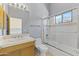 Bathroom featuring sink, shower and bath at 28729 N 107Th St, Scottsdale, AZ 85262