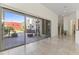 Spacious open-concept kitchen that opens to the private outdoor patio area at 28729 N 107Th St, Scottsdale, AZ 85262