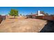 Large backyard featuring mature tree, fencing and a blank canvas for outdoor activities and landscaping at 3307 W Mescal St, Phoenix, AZ 85029