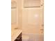 Bathroom with shower-tub combo, large mirror, and ample lighting at 4145 E Santa Fe Ln, Gilbert, AZ 85297