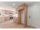 Well-designed kitchen features natural wood cabinets and stainless steel appliances at 6439 E Redmont Dr, Mesa, AZ 85215