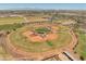 Aerial view of the baseball fields at Pioneer Community Park at 8259 W Carol Ave, Peoria, AZ 85345