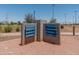 Park sign with directions to various features, including the playground and ball fields at 8259 W Carol Ave, Peoria, AZ 85345
