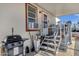 This home has an aluminum lift with stairs, grill, covered parking and exterior access at 8421 E Main St # 116, Mesa, AZ 85207