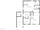 Detailed floorplan showcasing layout with kitchen, living room, bedrooms, and bathrooms at 1048 E 6Th Ave, Mesa, AZ 85204