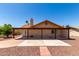 Spacious backyard featuring a covered patio, perfect for outdoor entertaining at 1066 Leisure World --, Mesa, AZ 85206