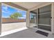 Backyard with a covered patio, a wall, and space for landscaping at 1960 N Loretta Pl, Casa Grande, AZ 85122