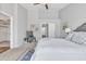 Bright bedroom with carpeted floor and neutral decor at 2911 E Leland St, Mesa, AZ 85213