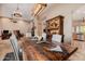 Open floor plan featuring dining room, hutch and view into the living room at 38106 N 2Nd Ln, Phoenix, AZ 85086