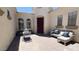 Private courtyard featuring comfortable seating, perfect for outdoor relaxation and enjoying the sunshine at 4277 E Blue Sage Ct, Gilbert, AZ 85297
