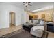 Spacious open-concept living area connecting to the kitchen, featuring a comfortable seating area at 6610 E University Dr # 127, Mesa, AZ 85205