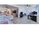 This open-concept living area showcases the seamless flow into multiple living spaces and the kitchen at 6721 E Mcdowell Rd # B309, Scottsdale, AZ 85257