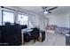 Office space with black furnishings, great natural light, and room for playroom at 6721 E Mcdowell Rd # B309, Scottsdale, AZ 85257