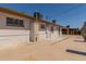 A backyard patio extends from the home, complete with a hot water heater at 716 S Lewis --, Mesa, AZ 85210