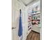 Organized pantry offering ample storage space with well-stocked shelves and efficient design at 8343 E Edward Ave, Scottsdale, AZ 85250