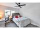 Cozy bedroom featuring a desk, neutral tones, and carpeted floors at 8618 E Via De Encanto --, Scottsdale, AZ 85258