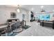 Open living area with dining space, recessed lights, and large sliding glass doors that offer natural light at 8618 E Via De Encanto --, Scottsdale, AZ 85258