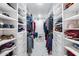 Walk-in closet with ample shelving and storage for clothes, shoes, and accessories at 8618 E Via De Encanto --, Scottsdale, AZ 85258