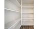 Spacious pantry featuring multiple shelves, ideal for organized storage, and tile flooring at 10036 E Naranja Ave, Mesa, AZ 85209