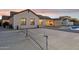 Backyard featuring a sport court and sparkling pool with spa perfect for outdoor activities at 19910 E Vallejo St, Queen Creek, AZ 85142