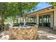Beautiful water fountain surrounded by lush greenery, adding a serene touch to the community clubhouse at 19910 E Vallejo St, Queen Creek, AZ 85142