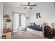 Cozy bedroom featuring neutral colors, a trundle bed and plenty of natural light, creating a comfortable retreat at 4507 E Duane Ln, Cave Creek, AZ 85331