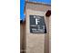 Villa Alegre Condominiums building sign with unit numbers and building letter F at 4625 W Thomas Rd # 48, Phoenix, AZ 85031