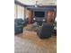 Comfortable living room with a ceiling fan, TV and elegant furnishings at 4778 E Sourwood Dr, Gilbert, AZ 85298