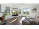 Bright living room with large windows, hardwood floors, and contemporary decor at 5100 E Rancho Paloma Dr # 1044, Cave Creek, AZ 85331