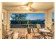 Relaxing patio with mountain views, comfortable seating, and a ceiling fan at 5100 E Rancho Paloma Dr # 1044, Cave Creek, AZ 85331