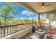 This covered patio is perfect for relaxing and enjoying the beautiful desert landscape at 5100 E Rancho Paloma Dr # 1044, Cave Creek, AZ 85331
