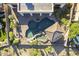 Birds-eye view showcases private backyard with pool, spa, gazebo, and pristine landscaping at 5243 E Windstone Trl, Cave Creek, AZ 85331