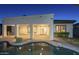 Enjoy the private backyard with a pool and covered patio, perfect for outdoor relaxation at 5243 E Windstone Trl, Cave Creek, AZ 85331