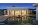 Backyard pool with brick patio and covered terrace, perfect for outdoor entertaining at 5243 E Windstone Trl, Cave Creek, AZ 85331
