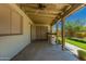 Covered patio perfect for outdoor dining and relaxation at 5312 S Hazelton Ln, Tempe, AZ 85283