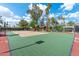 Well maintained basketball court surrounded by mature landscaping and offering a great recreational opportunity at 5540 E Mercer Ln, Scottsdale, AZ 85254