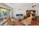 Cozy living room with hardwood floors, natural light, and comfortable seating at 5540 E Mercer Ln, Scottsdale, AZ 85254