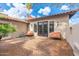 Cozy outdoor patio area with comfortable seating, ideal for relaxing and enjoying the serene surroundings at 5540 E Mercer Ln, Scottsdale, AZ 85254