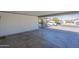 Spacious covered carport provides ample parking and access to the home at 643 N 92Nd Pl, Mesa, AZ 85207