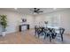 Elegant dining area with modern table and chairs, complemented by natural light and stylish decor at 656 E Mesquite Ave, Apache Junction, AZ 85119